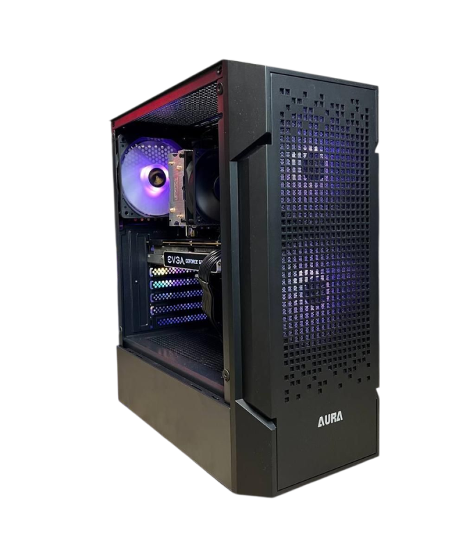 ПК AURA GC7 Ryzen 5 3600/32Gb/256SSD+750HDD/GTX1070-8Gb Б/В