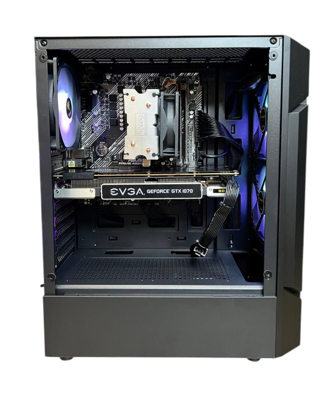 ПК AURA GC7 Ryzen 5 3600/32Gb/256SSD+750HDD/GTX1070-8Gb Б/В