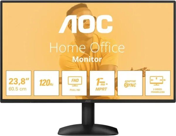Монітор AOC 23.8" 24B31H 120Hz