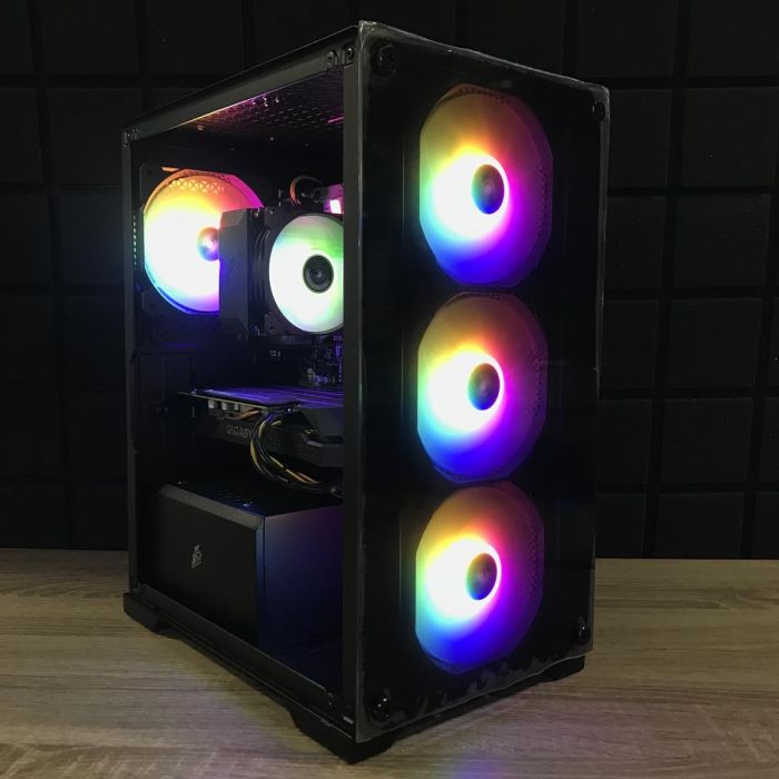 ПК FIREBASE Ryzen 5 2600/16Gb/512SSD/GTX1660Super Б/В