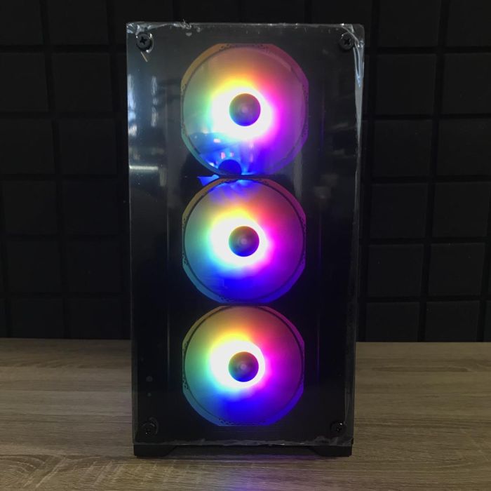 ПК FIREBASE Ryzen 5 2600/16Gb/120SSD+500HDD/RX580-8Gb Б/В