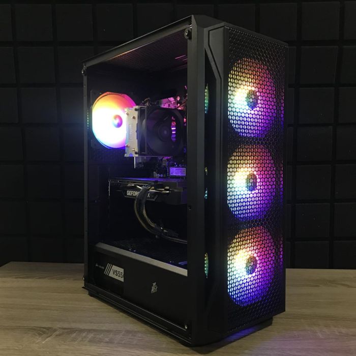 ПК 1stPlayer X5 Ryzen 5 3600/16GB/128SSD+640HDD/RTX2060super-8GB Б/В