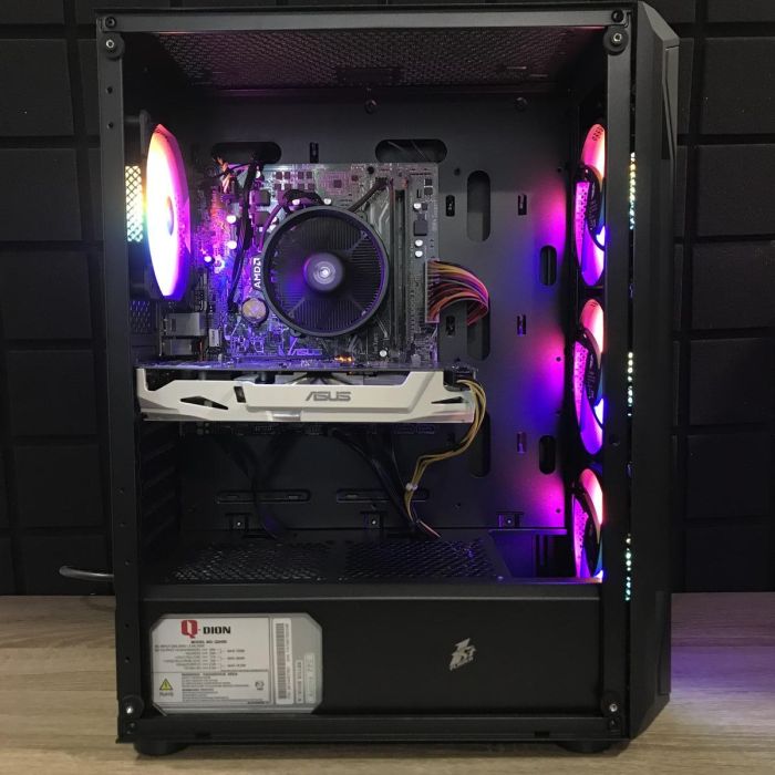 ПК 1stPlayer X5-BK Ryzen 5 1600/16GB/120SSD+500HDD/GTX1060-3GB Б/В