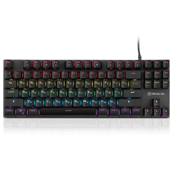 Клавіатура REAL-EL M 05 Grey, USB, механічна