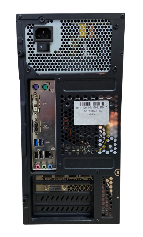 ПК i5-4Gen 8Gb 120Gb SSD 1Tb HDD GTX1060-6Gb Б\В