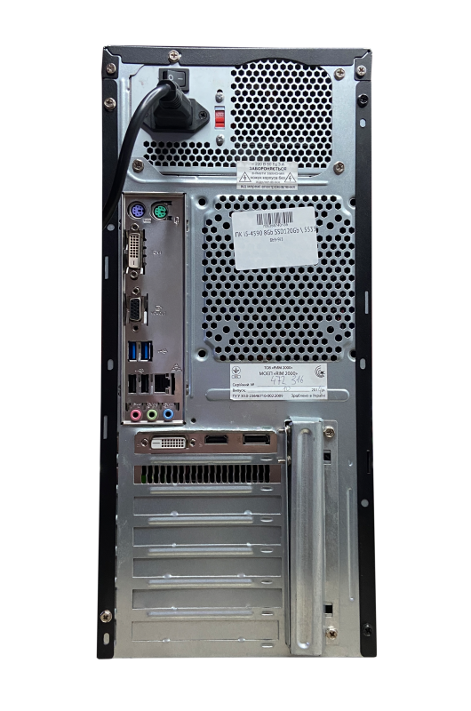 ПК i5-4590 8Gb SSD120Gb RX550-4Gb Б\В