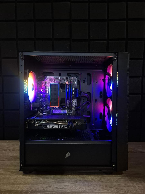 ПК 1stPlayer X4 Ryzen 5 5500/16GB/128SSD+1TBHDD/RTX2060 super Б/В