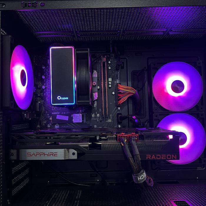 ПК Montech XR Ryzen 5 8400F/16GB/256SSD+1TbHDD/RX6800-16GB Б/В