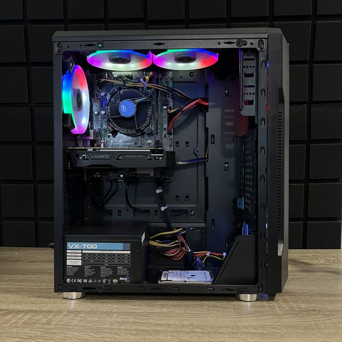 ПК 1stPlayer R3-A i3-6100/12Gb/120SSD+640HDD/GTX1050Ti 4Gb Б/В