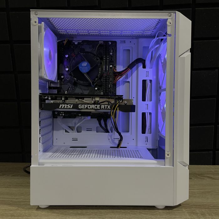 ПК AURA White I5-9400F/16GB/120SSD+750HDD/RTX2060-6GB Б/В