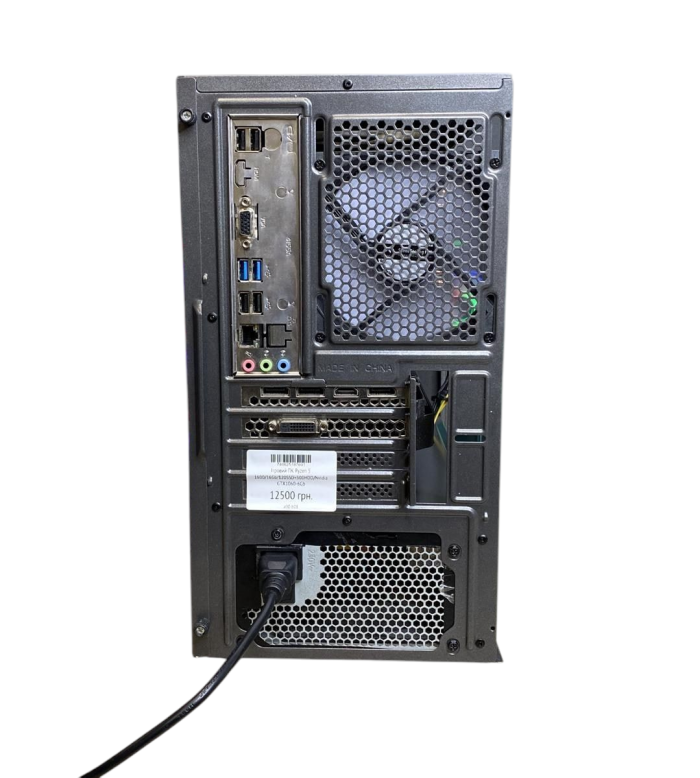 Ігровий ПК Ryzen 5 1600/16GB/120SSD+500HDD/GTX1060-6Gb Б/В