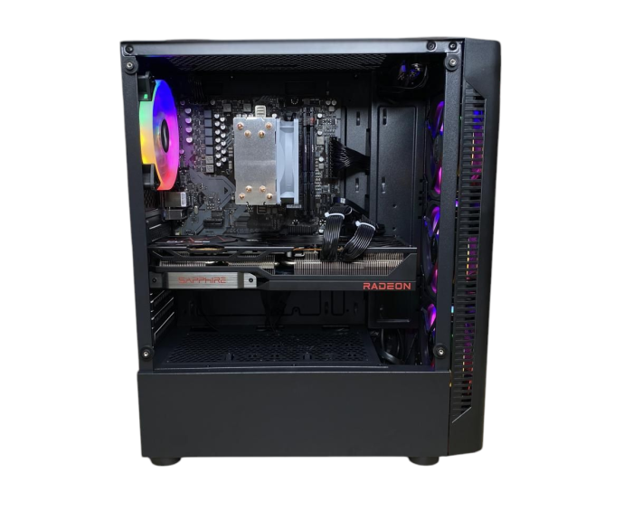 ПК Ryzen 5 7500F 16 Gb DDR5 256SSD 1Tb HDD RX6800 750W Б/В