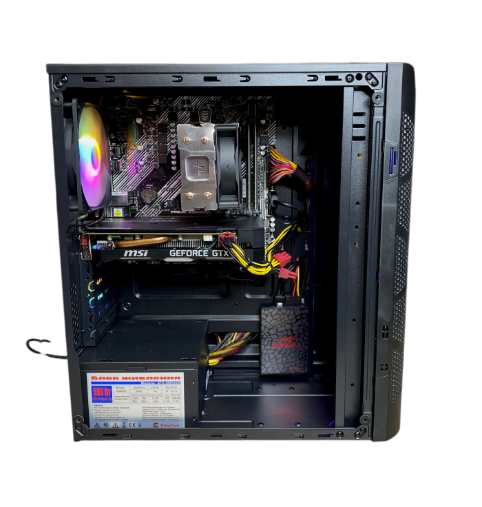 ПК TRENDSONIC Ryzen 5 2600X 16Gb 128SSD+500Gb GTX1660Ti
