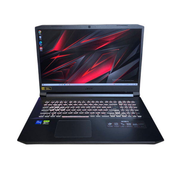 Ноутбук Acer Nitro 5 17.3" 144Гц i5-11400H 16Gb 512SSD RTX 3070-8Gb Б/В