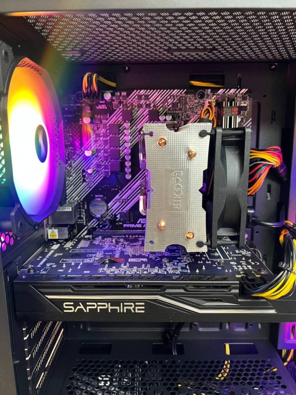 ПК FIRE V2 Ryzen 5 2600X/16Gb/256SSD+500HDD/RX470-4Gb Б/В