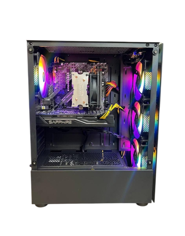 ПК FIRE V2 Ryzen 5 2600X/16Gb/256SSD+500HDD/RX470-4Gb Б/В