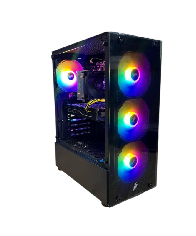 ПК FIRE V2 Ryzen 5 2600X/16Gb/256SSD+500HDD/RX470-4Gb Б/В