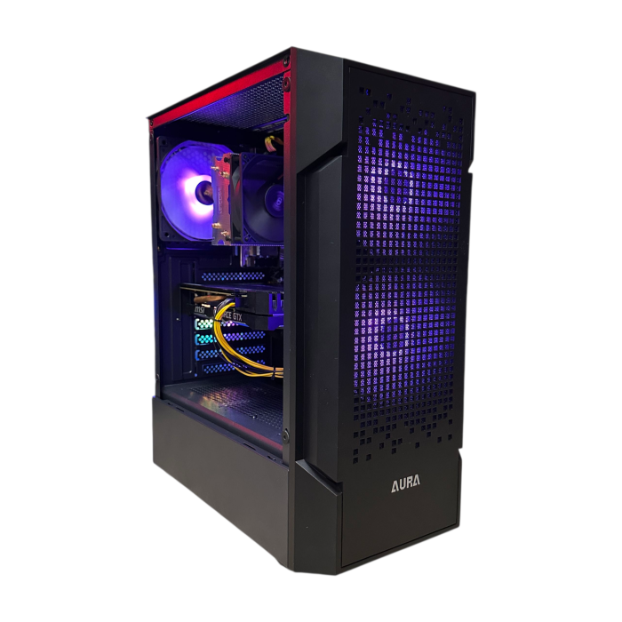 ПК AURA Light Ryzen 5 2600X/16Gb/120SSD+500DD/GTX1660Super Б/В