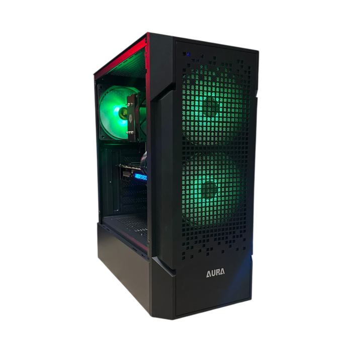 ПК AURA G7 Ryzen 5 2600X/16Gb/128SSD+500HDD/GTX1070-8Gb Б/В