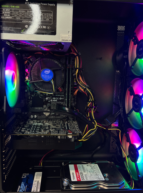 ПК CREDO Light i5-4440/16Gb/120SSD+500HDD/GTX1060-3Gb Б/В