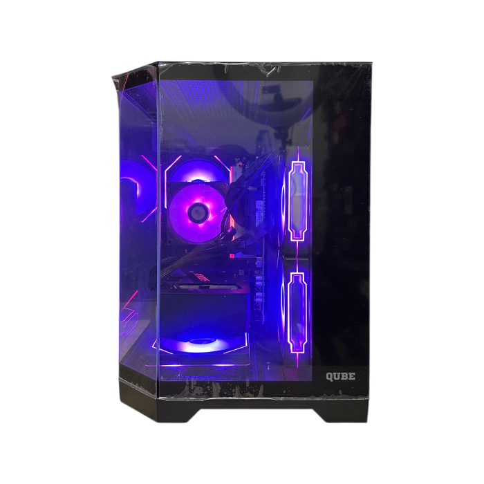 ПК Qube Crystal Ryzen 5 7500F/32Gb/512SSD/RTX3070-8Gb Б/В