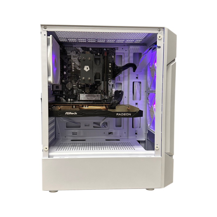ПК AURA White Ryzen 5 3600/16Gb/512SSD/RX5700XT-8Gb Б/В