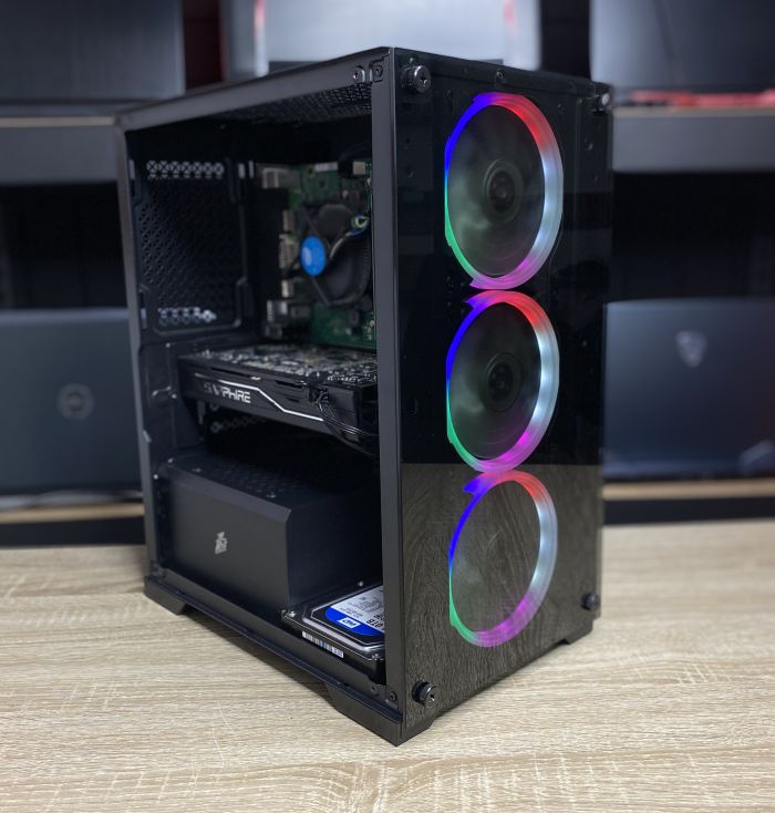 ПК I5-6400 RAM 16 GB SSD 128GB HDD 1 TB RX 580 8GB Б/В