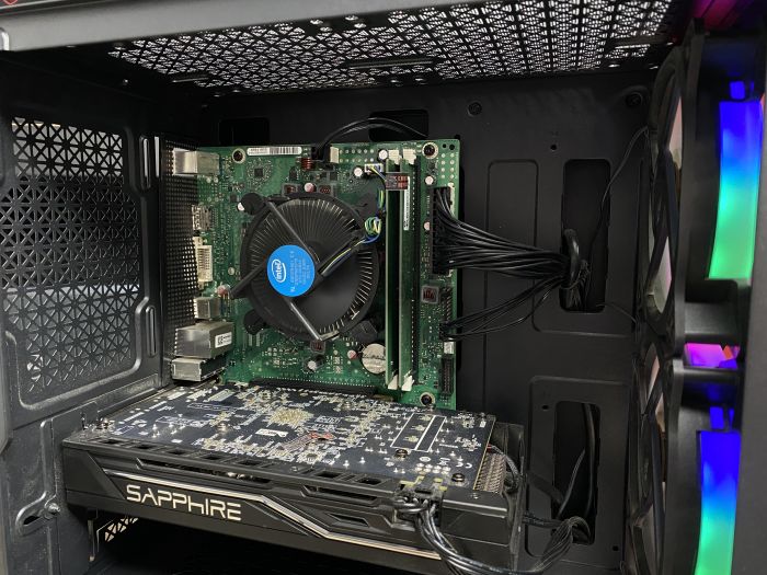 ПК I5-6400 RAM 16 GB SSD 128GB HDD 1 TB RX 580 8GB Б/В