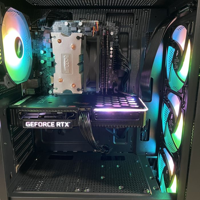 ПК 1stPlayer Black Ryzen 5 5600/16GB/120SSD+1TBHDD/RTX3060Ti-8GB Б/В