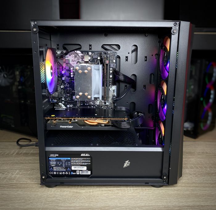 ПК Ryzen 5 5600 16Gb 512SSD RX 6700 XT 750W