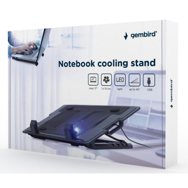 Підставка для ноутбука до 17" Gembird NBS-1F17T-01