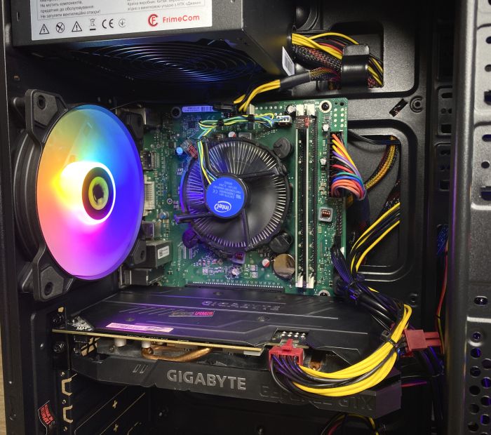 ПК I7-7700 16Gb 120SSD GTX1660 Super 500HDD 500W Б/В
