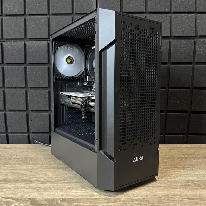 ПК AURA Ryzen 5 2600X/16GB/128SSD+1TbHDD/RX580-8GB