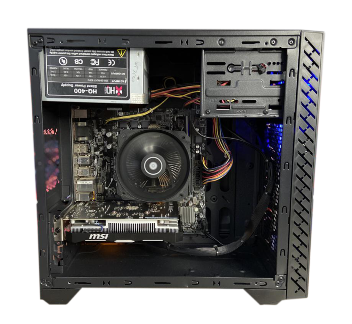 Ігровий компьютер Ryzen 3 1200 8Gb 256SSD 500Gb HDD GTX1650 Б\В