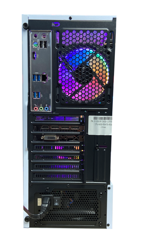 ПК i3-10100 16Gb 120Gb SSD 1Tb HDD GTX 1070 8Gb Б/В