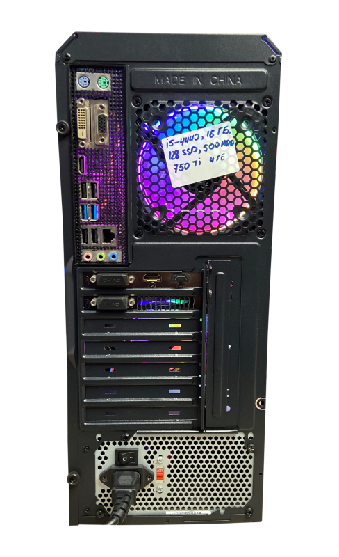 ПК i5-4440 16Gb 120Gb SSD 500Gb HDD GTX750Ti-4Gb Б/В