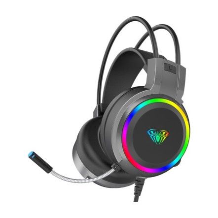 Навушники Aula S608 Wired Gaming Headset 3.5mm*2 + USB Black
